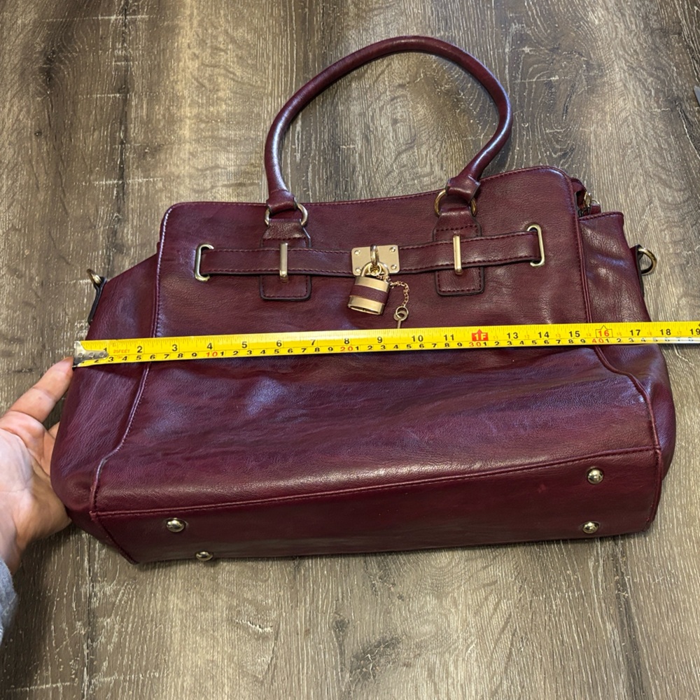 Call It Spring Maroon Satchel - Picture 12 of 12